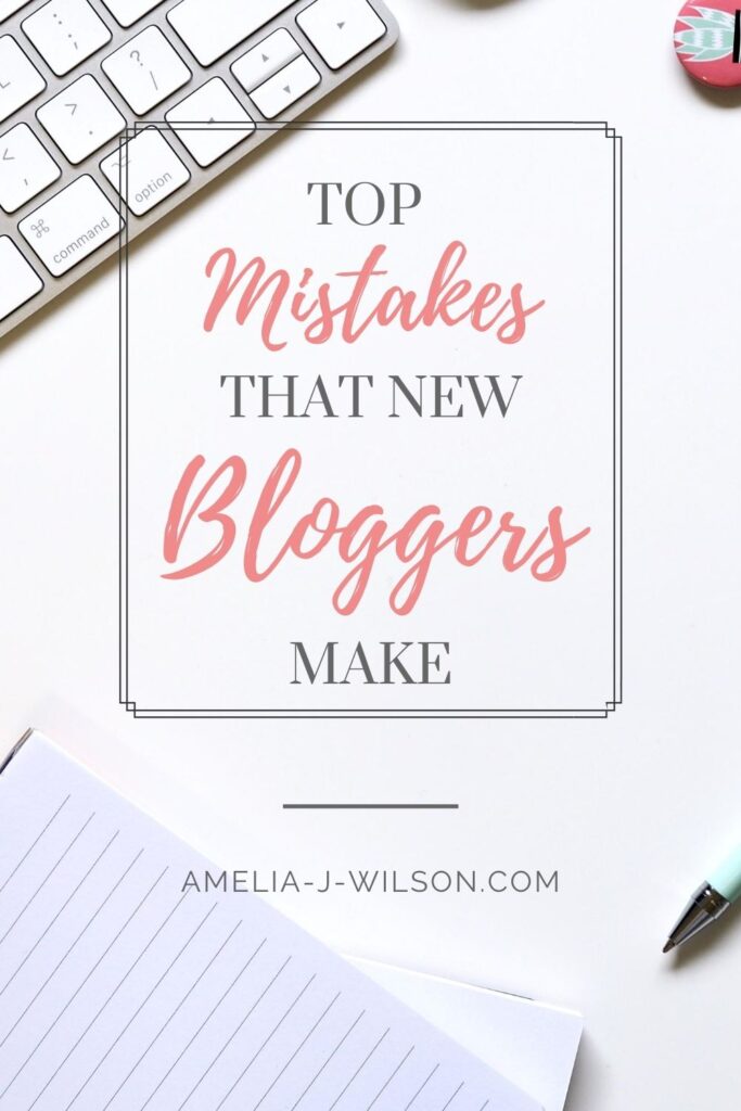 Top mistakes that new blogger make blog post