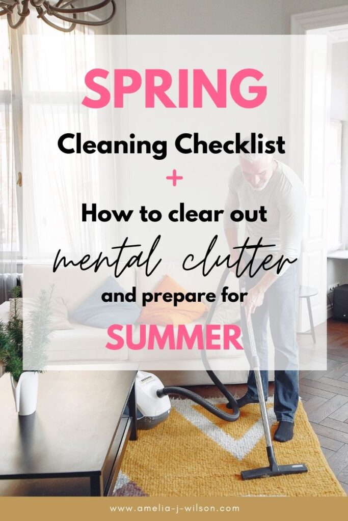 spring cleaning and mental declutter