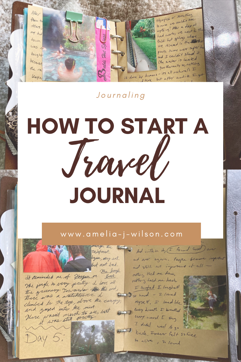 How to make a Travel  journal