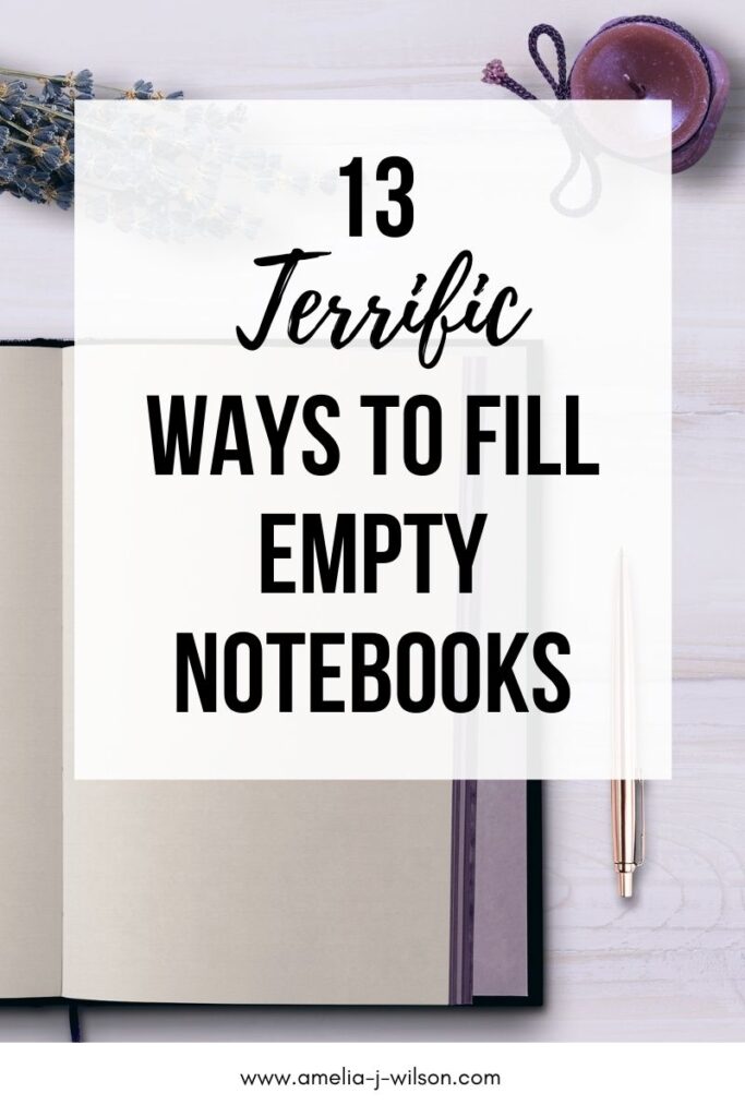 ways to fill blank notebooks