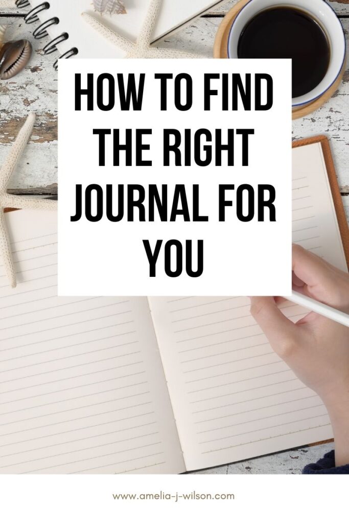 how to find the right journal
