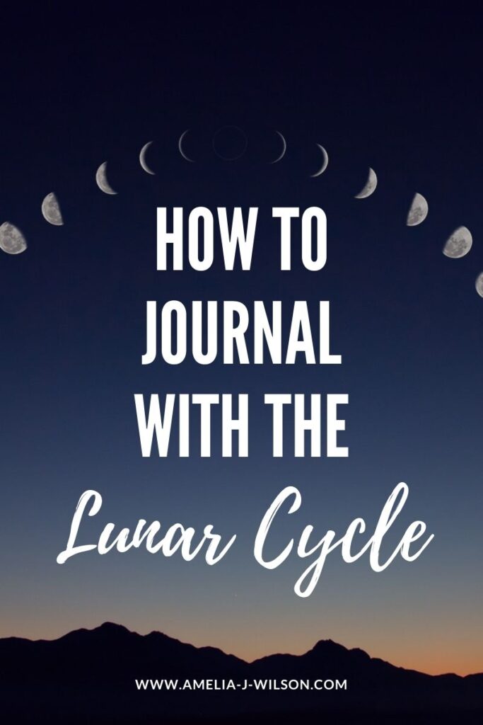 journaling with the moon phases