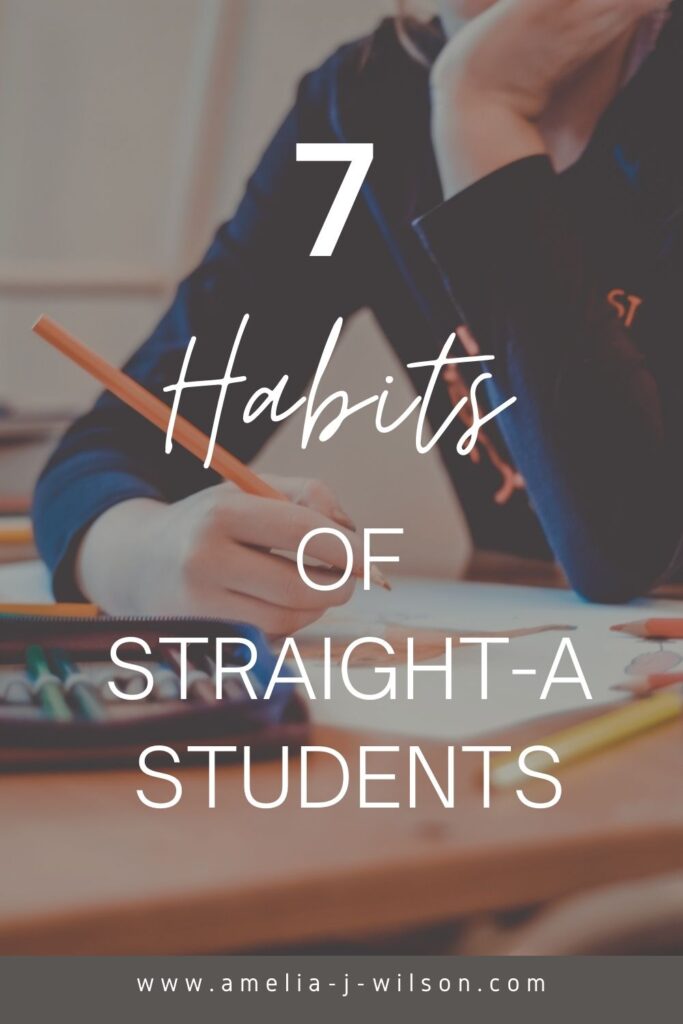 7 habits of straight a students