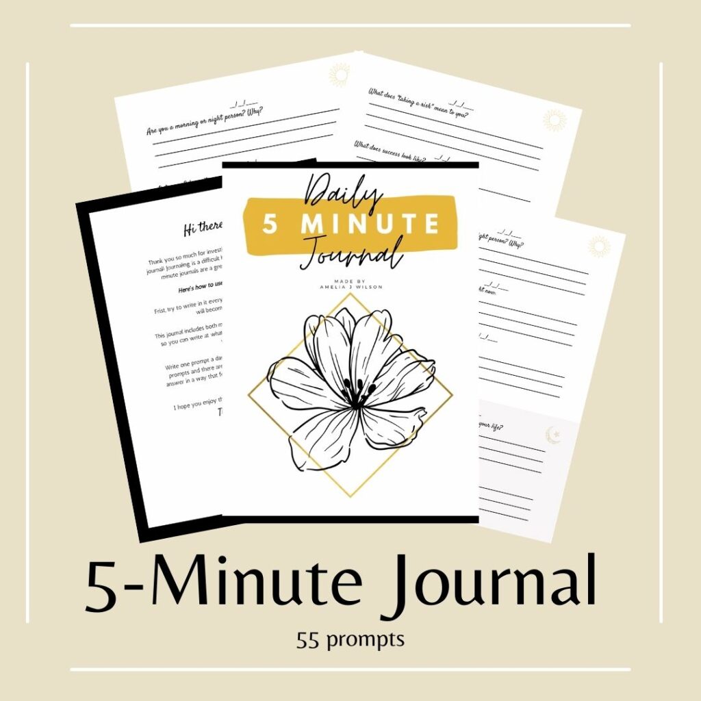 5 minute journal pdf