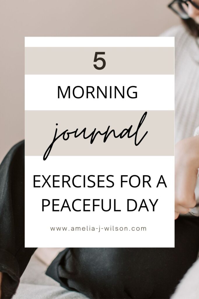morning journal exercises