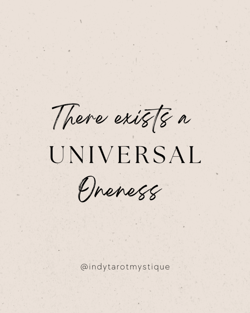 There exists a universal oneness instagram post