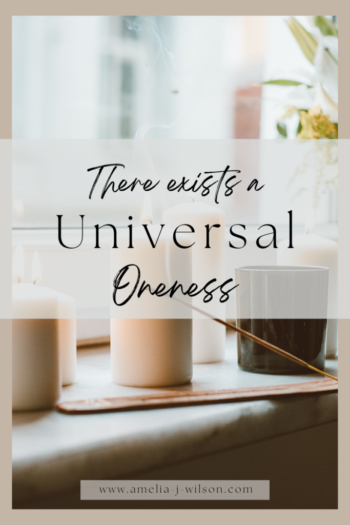 There exists a universal oneness blog graphic